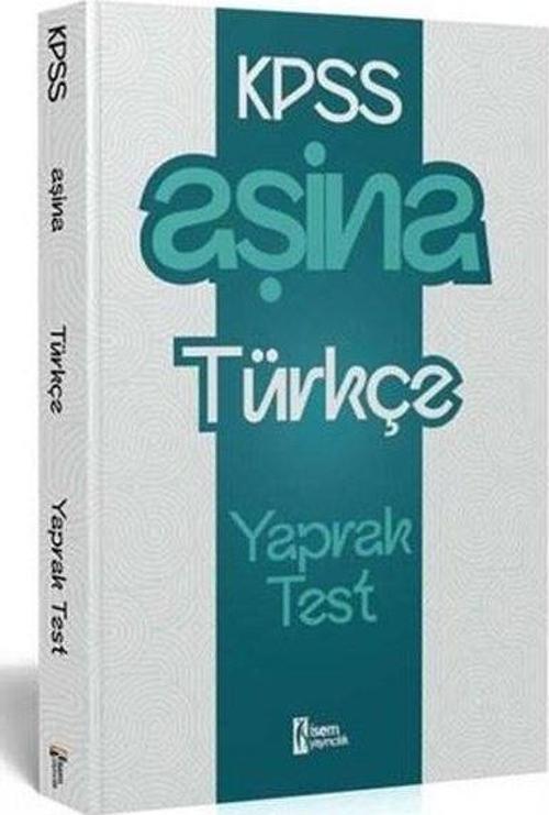 KPSS Aşina Türkçe Yaprak Test