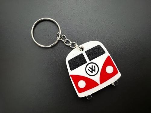 Volkswagen T1 Eski Karavan Renkli Anahtarlık