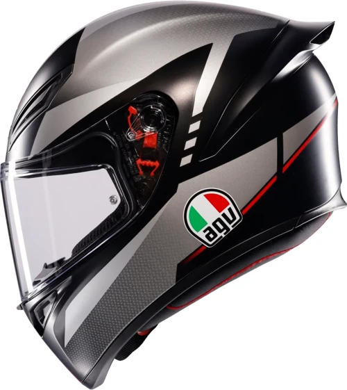 KASK/K1 S LAP MATT BLACK/GREY/RED