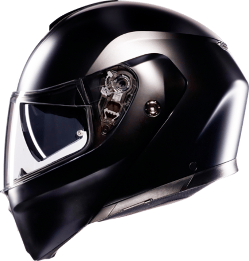 KASK/STREETMODULAR MONO MATT BLACK ÇENE AÇILIR