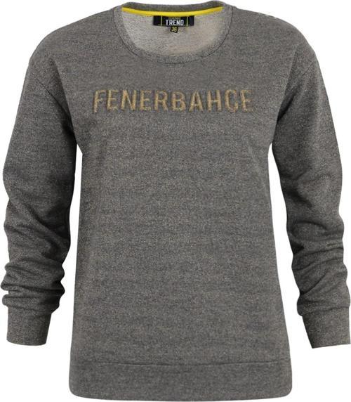 Lisanslı Kadın Trend Glıtterlı Emboss Sweat