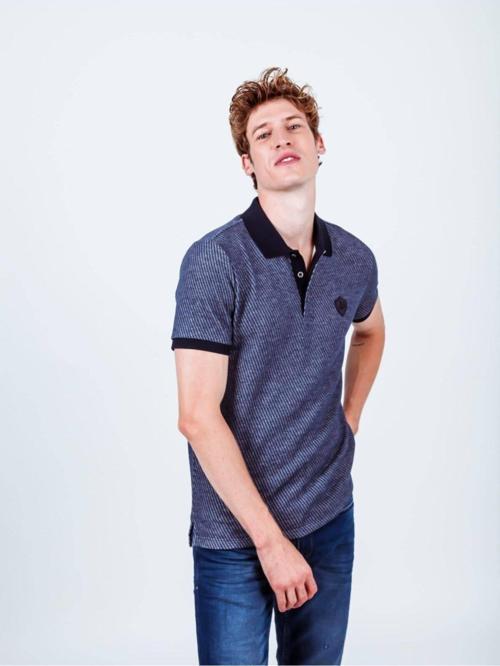 Orijinal Erkek Club Polo Yaka Lacivert T-Shirt