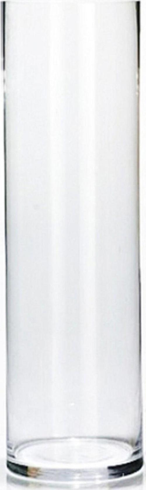 Glassy Silindir Cam Vazo (15Cm Çap-50Cm Yükseklik)