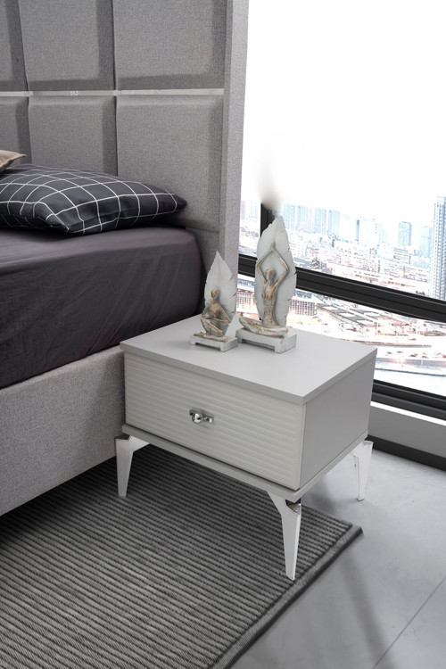 Avm 24 Küba %100 Mdf Komodin Gri