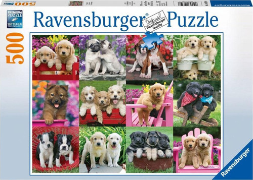 500 Parça Puzzle Köpek Yavruları 146598