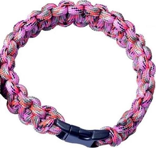 Paracord Bilezik Pembe 20 Cm 6468