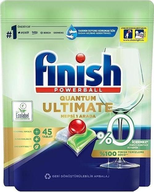 Quantum Ultimate %0 Bulaşık Makinesi Tableti 45'li