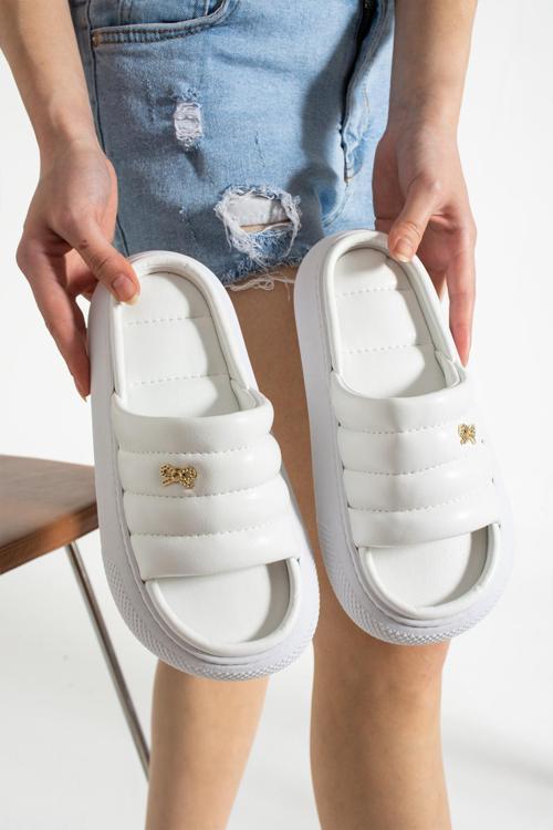 LOTUS Kadın Terlik Dış Mekan ve Ev Terliği Havuz Deniz Terliği