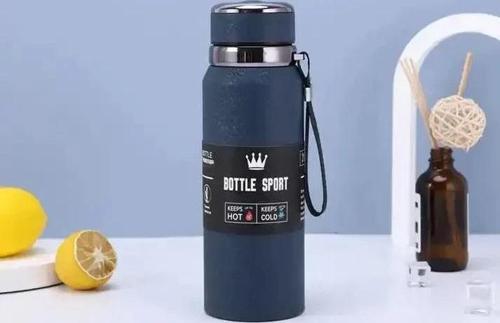 Modern Paslanmaz Çelik Termos Lacivert 1 Litre Kap-293