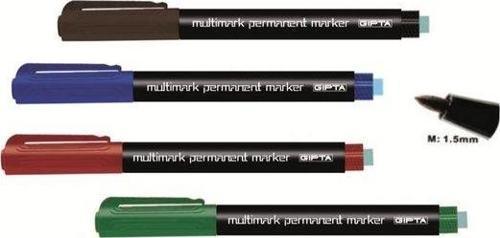 Markör Asetat Kalemi M Siy-Mav-Kır-Yeş 4Lü Set 4-F153900-5001