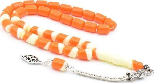 Fıçı Kesim İri Boy Turuncu Bilardo Topu Tesbih