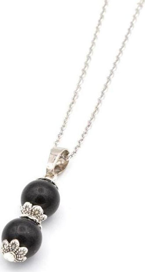 Hakiki Doğal Şungit Taşı Kolye Ucu 1.kalite Shungite