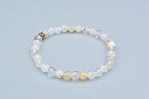 Küre Model Hakiki Doğal Topaz Taşı Bileklik