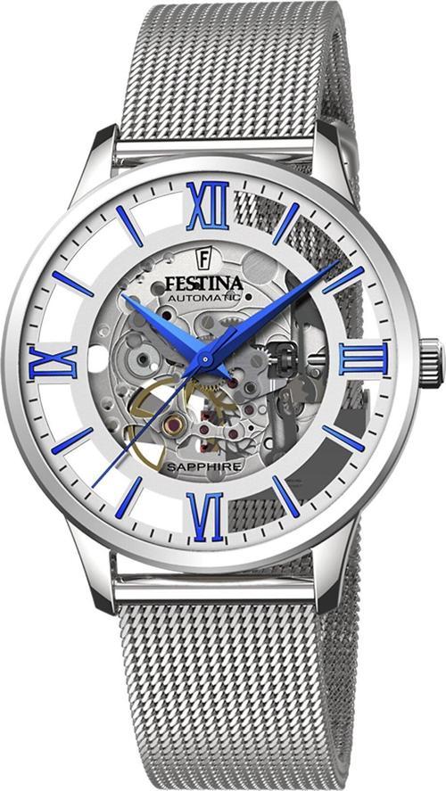 FESTINA F20534/1 AUTOMATIC SKELETON SAPPHIRE ERKEK KOL SAATİ