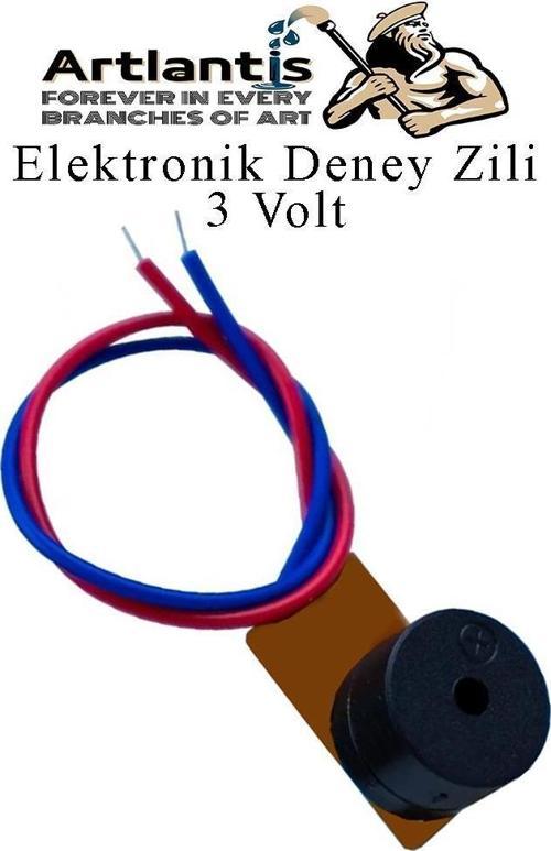 Elektronik Deney Zili 1 Adet Deney Proje Tasarım Zili 3 Volt Alarm Sinyal Zili Haparlör Mini Zil