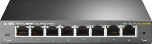 TP-LINK TL-SG108E, 8 Port, GigaBit, Metal Kasa, Easy Smart, Yönetilebilir, Masaüstü Switch