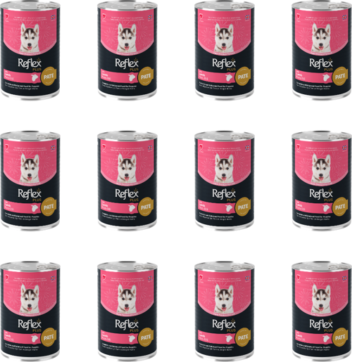 Pate İçinde Et Parçacıklı Yavru Köpek Konservesi 395 Gr (12 Adet)