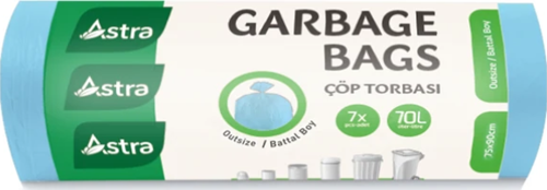 Battal Boy Çöp Torbası 75*90 Cm 7li