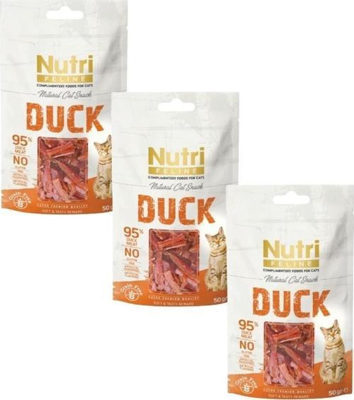 Tahılsız Ördek Etli Doğal Kedi Ödülü 50 gr x 3 Adet