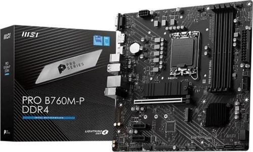 Pro B760m-p Ddr4 4600mhz 1xhdmı 1xdp 2xm.2 Usb 3.2 Atx 1700p (12. / 13. Ve 14. Nesil İş