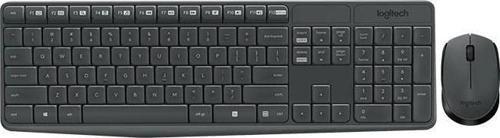 Logıtech Mk235 Q Tr Kablosuz Klavye Mouse Set Gri 920-007925