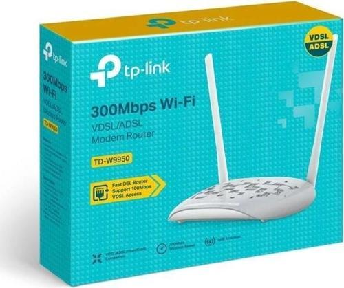 Tp-lınk Td-w9950 300mbps 4 Port Vdsl/adsl Wıfı Modem Router