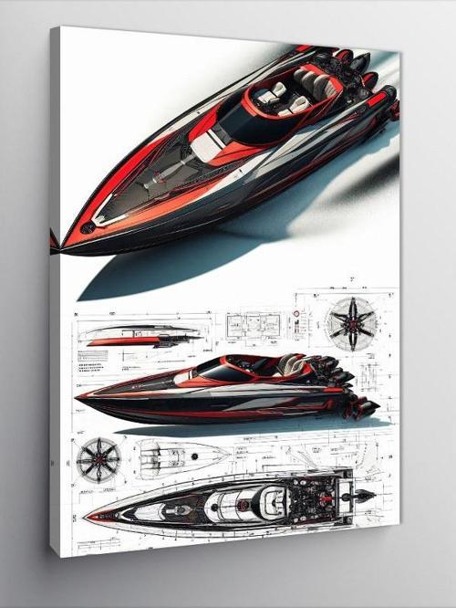 Kanvas Tablo Hızlı Tekne Planları