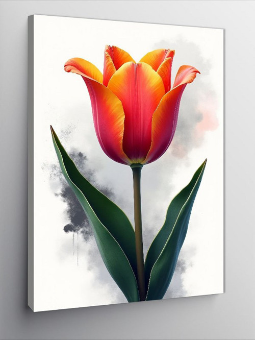 Kanvas Tablo Tulip: Baharın Müjdecisi