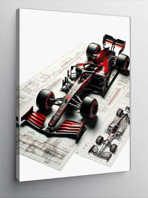 Kanvas Tablo Formula 1 Yarış Arabası