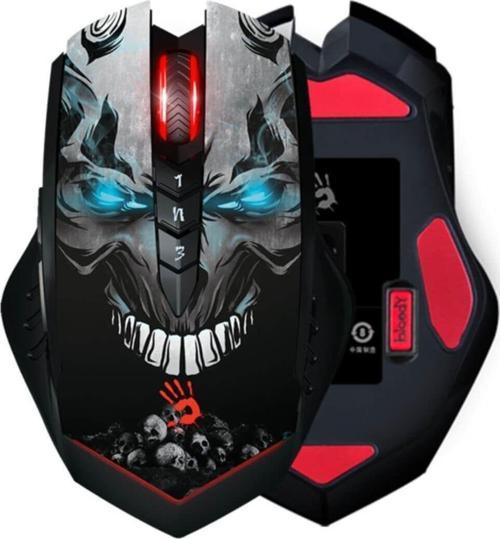 Bloody R80 Ghost Lk Optik Multi Core Metal Ayak 4000Cpı Şarjlı Kablosuz + Kablolu Oyuncu Mouse
