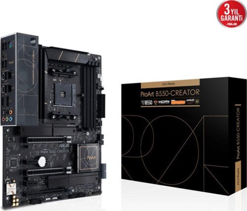 Proart B550-Creator Amd B550 Soket Am4 Ddr4 4866(Oc)Mhz Atx Anakart