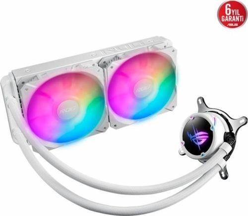 Rog Strıx Lc Iı 240 Argb Aura Sync Rgb 120Mm*2 Adreslenebilir Rgb Fan Cpu Sıvı Soğutucusu Beyaz