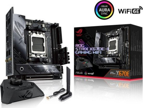 Rog Strix X670E-I Gamıng Wi-Fi Am5 Soket, 1Xpcıe 5.0 2Xpcıe 4.0, M.2, Type-C, Hdmı, Dp, 2Xusb 3.2