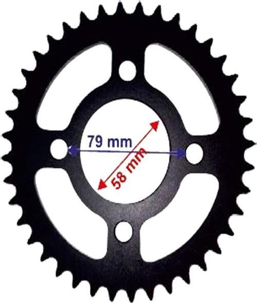 Discover Arka Dişli 428-40T İç 58X4 Delikli Öm