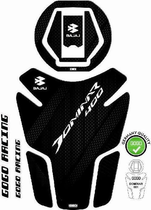 Dominar 400 2017 - 2024 Uyumlu Tank Pad