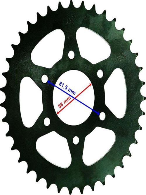 Pulsar Ns 200 Arka Dişli 520-39T İç 58 Mm Öm