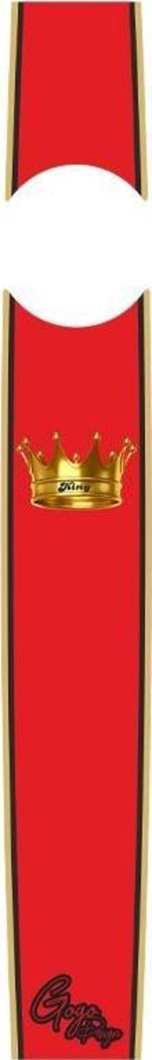 Kırmızı King Dekoratıf Depo Üstü Şeridi
