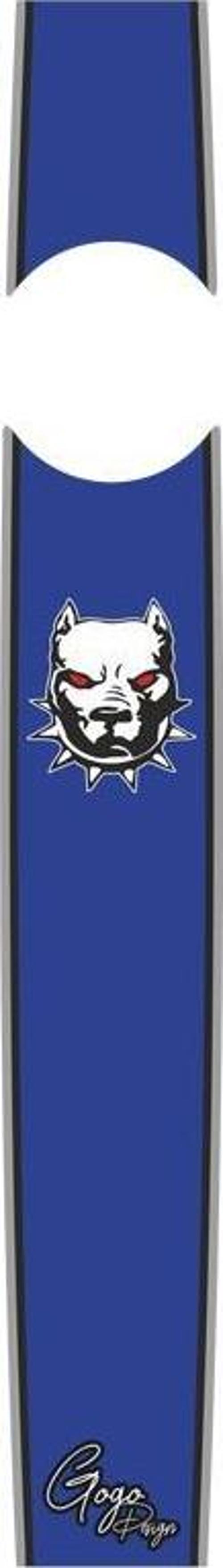 Mavi Pitbull Dekoratıf Depo Üstü Şeridi