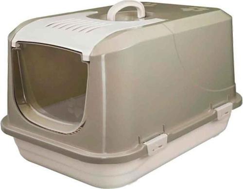 Amazon Kapalı Kedi Tuvaleti Bej M