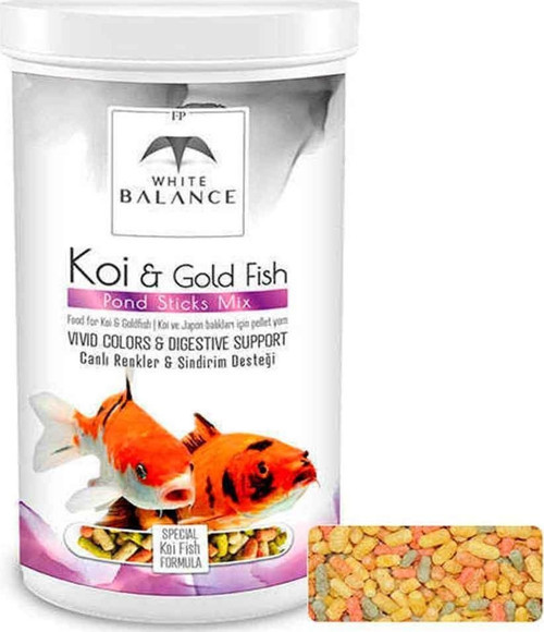 White Balance Koi-Gold Fish Pond Sticks Mix 1000 ml