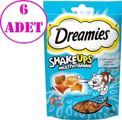 Kedi Ödülü Shake Ups Seafood 55 Gr 6 AD