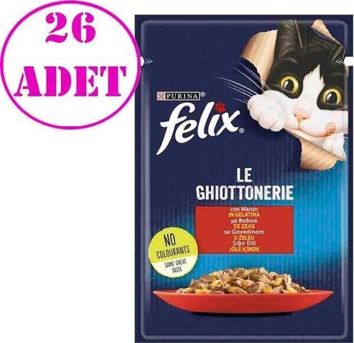 Purina Felix Sığır Etli Yaş Kedi Maması 85 Gr 26 AD