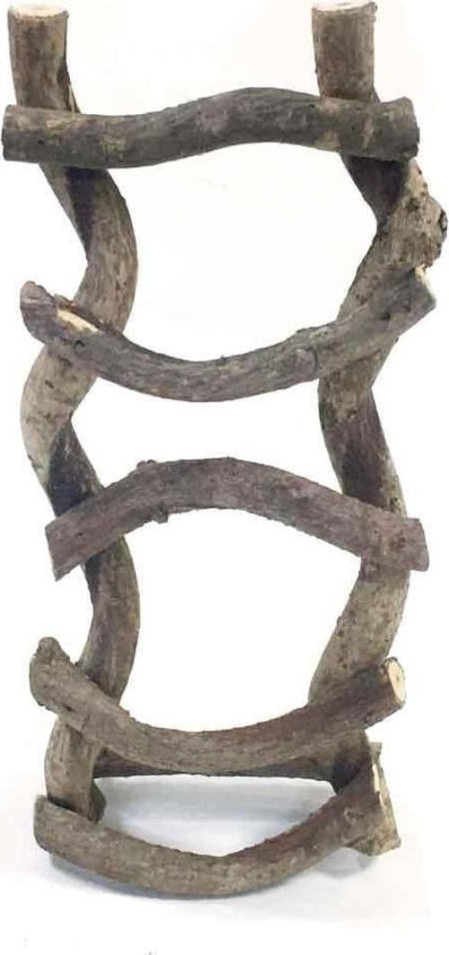 Kuş Oyuncağı 5 Basamaklı Merdiven Doğal Ağaç