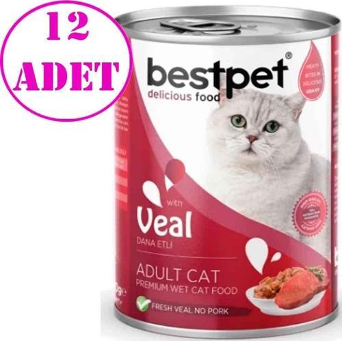 Best Pet Dana Etli Yetişkin Kedi Konservesi 400 gr 12 AD