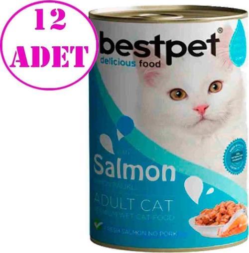 Kedi Konservesi Somonlu 400gr 12 AD