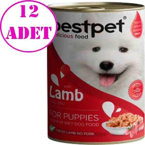 Kuzu Etli Yavru Köpek Konservesi 400gr 12 AD