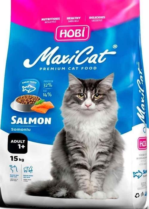 Maxicat Somon Balıklı Yetişkin Kedi Maması 15 Kg