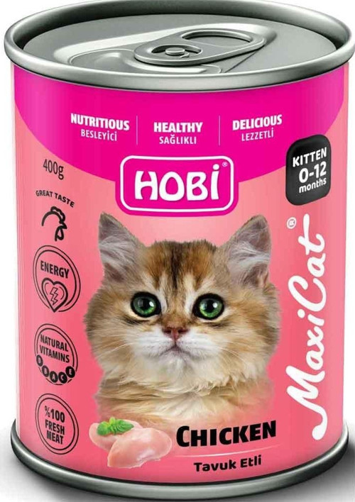 Maxicat Tavuklu Yavru Kedi Konservesi 400 Gr