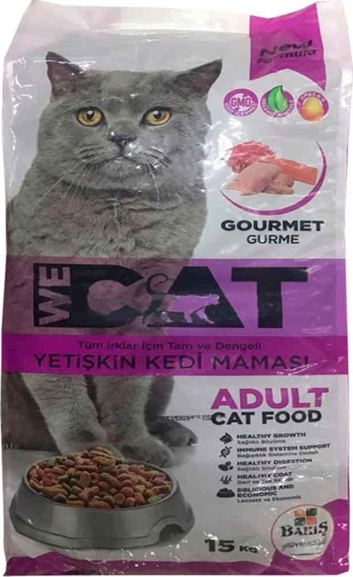 We Cat Gurme Yetişkin Kedi Maması 15 Kg
