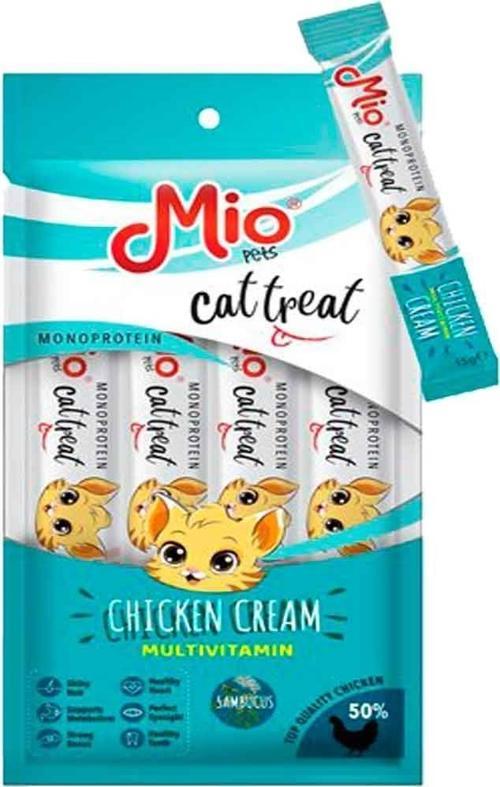 Kedi Ödülü Krema Multi Vitaminli Tavuklu 4x15 Gr